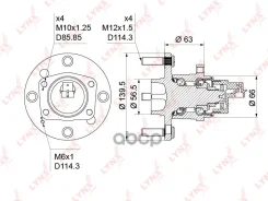 ������� ������ | ��� ����/��� | Chevrolet Lacetti (KLAN) 04- / Epica 06-11 LYNXauto ���. WH1187 WH1187 ����