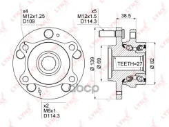 ������� ������ | ����� ����/��� | Hyundai I30 (GD) 11- / Kia Ceed 12- LYNXauto ���. WH1501 WH1501 ����