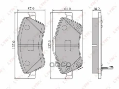 ������� ��������� �������� | ����� | Toyota Auris 06/Corolla 061.4D LYNXauto ���. BD7546 BD7546 ����