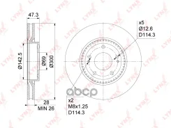 ���� ��������� ������������� (300x28) | ����� | Hyundai Sonata(NF) 2.0-3.3 05-10 / i40 1.6D-2.0D 11- / iX35 1.6-2.4 09- / Tucson(JM) 2.0-2.7 04-10 / K...