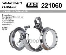 ����� V-Band 60��/2.36 �-� (� �������� SS304) EAG ���. 221060 221060 ����