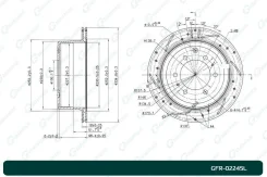 ���� ��������� ��������������� ������������� G-brake GFR-02245L ����� GFR-02245L ����