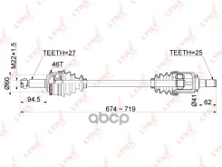 ������ � ����� | ����� ��� | Hyundai I30 1.4-1.6 07- / + ABS / AT/MT / = FR LH LYNXauto ���. CD1052A CD1052A ����