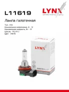 ����� H16 12V 19W PGJ19-3 ������������� LYNXauto ���. L11619 LYNXauto L11619 ����