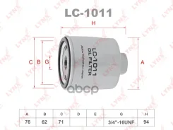 ������ �������� AUDI A2(00-05), �Fabia, �Oktavia, �Roomster, �VW Golf, Polo, Bora LYNXauto ���. LC1011 LC1011 ����