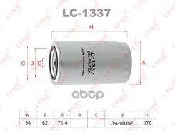 ������ �������� WV diesel (90-03) LYNXauto ���. LC1337 LYNXauto LC1337 ����