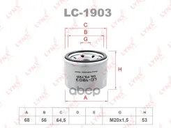������ �������� MCC Fortwo 2007-/Mitsubishi i 2006-/ LYNXauto ���. LC1903 LC1903 ����