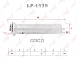 ������ ��������� BMW 5 (E39) (09.00-03)/ 7 (E38) (96-01) / X5 (E53) (05.00-) LYNXauto ���. LF1139 LF1139 ����