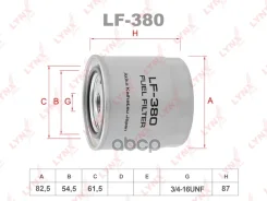 ������ ��������� Great WALL Hover H6 2.0D 12-16 LYNXauto ���. LF380 LYNXauto LF380 ����