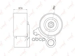 ����� �������� ����� ��� Toyota Camry 3.0 91-01 / Previa 3.0 00-05, Lexus RX300 00-03 LYNXauto ���. PB1061 PB1061 ����