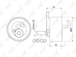 ����� �������� ����� ��� Toyota 1G-FE 98- MARK II/Chaiser (GX10_/GX11_) 98-01 / Verossa (GX11_) 01-04 / Altezza(GXE1_) 98-05 / �1 LYNXauto ���. PB1325...