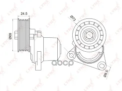 ����� �������� ���������� ����� Mazda 3(BK) 2.3T 06-09 / 6(GG) 1.8-2.3 02-07 / MPW 2.3 02-06, FORD Fiesta 2.0 05-08 / Maverick 2.3 04 LYNXauto ���. PT...