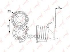 ���������� ����� ��������� ������������ Skoda Fabia 1.2 01- / Rapid 1.2 12- / Roomster / Praktik 1.2 07- / VW POLO 1.2 09- / ALT LYNXauto ���. PT3198...