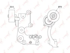 ���������� ������������� ����� Toyota 2GR-FE/4GR-FSE GSV40/GSV50/GSU35/GSU45/GSE20/�GGL15/GGA10/GSA33 LYNXauto ���. PT3223 LYNXauto PT3223 ����