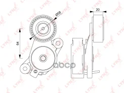 ���������� ����� ��������� ������������ Skoda Fabia II 1.4TSI 10- / VW GOLF V-VI 1.4TSI 05- / Jetta V-VI 1.4TSI 06- / Tiguan 1.4TSI 07- / ALT / AC LYN...