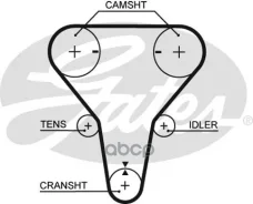������ ��� Mazda 323 Z5/L 94- Gates ���. 5512XS 77123x22 5512XS ����
