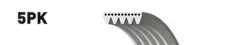 ������ ������������ Mitsubishi COLT VI, Smart Forfour Gates ���. 5PK1770 5PK1770 ����