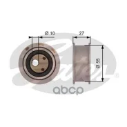 ����� ������������� ����� ��� LADA 110 (������) Gates ���. T42042 Gates T42042 ����