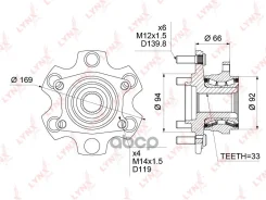 ������� ������ | ��� ����/��� | Mitsubishi Pajero / Montero (V8_, V9_) 06- LYNXauto ���. WH1040 LYNXauto WH1040 ����