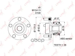 ������� ������ | ����� ����/��� | Ford Focus 05-11 / Focus C-MAX 03-10 LYNXauto ���. WH1215 LYNXauto WH1215 ����
