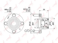 ������� ������ | ��� ����/��� | Kia Shuma 96-04 / Sephia 93-98 [-ABS] LYNXauto ���. WH1202 WH1202 ����
