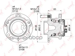������� ������ | ��� ����/��� | Ford Focus III 10- [+ABS] LYNXauto ���. WH1328 LYNXauto WH1328 ����