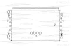 �������� ���������� AUDI A3/Q2/Q3 12- Skoda Karoq/Octavia/Superb 12- VW Golf/Passat/Touran 12- FREE-Z ���. KK0262 KK0262 ����