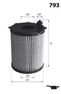 ������ �������� ������� Toyota: Verso (R20, R21) | 09 Mecafilter ���. ELH4436 Mecafilter ELH4436 ����