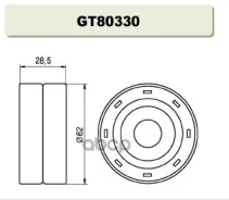 ����, ������ GT90240 ����� �������� ����� ��� Toyota Avensis (T22) - 2.0 TD (CT220) 1997.09-2003.02, Camry Liftback (V1) - 1.8 Turbo-D 1984.10-1988.01...