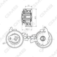 ����� �������� ����� ��� Daewoo Nubira Saloon (KLAJ) - 2.0 1999.06-2003.07/ OPEL Astra F (56, 57) - 1.6 1995.09-1998.09, Astra F Hatchback (53, 54, 58...