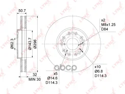 ���� ��������� ������������� (296x32) | ����� | Lexus GS300-430 93-04 / IS200-300 99-05 / LS400-430 -06/ Toyota Altezza 2.0 99-05 / Aristo 3.0 97-04 L...