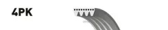 ������ ������������ Isuzu Gemini 1,5 -90 Gates ���. 4PK690 XF 4PK690 ����