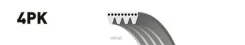 ������ ������������ Renault Twingo 1.2L/55KW 1.2 16V (CN04, CN0A, CN0B) D4F 764, D4F 770, D4F 772 CN0_ FWD Gates ���. 4PK745 4PK745 ����