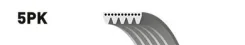 ������ ������������ MB A W168 97-04, Vaneo 1.6, 1.9 02- Gates ���. 5PK1290 XF 58388 5PK1290 ����