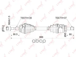 ������ � ����� | ����� ��� | Mercedes BENZ ML/GL-Class (W164, X164) ML280CDI-ML500 05- / = FR LH LYNXauto ���. CD1080 CD1080 ����