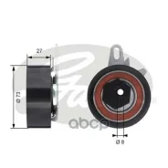 ����� �������� ����� ��� AUDI, VW 100, A6, LT 28-35, LT 28-46, Transporter 90-06 Gates ���. T43047 Gates T43047 ����