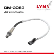 ������ ��������� Renault 1.6, 2.0 Captur 17-21 / Clio III 1.0 08-12 / Duster 1.6 11-16 / Fluence 12-16 / Logan 07-17 / Sandero 07-16 LYNXauto ���. DM2...