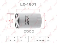 ������ �������� FIAT Coupe 1993-1996/FIAT Croma 1985-1996/FIAT Tempra 1990-1996/FIAT TIPO 1988-1995/ LYNXauto ���. LC1801 LC1801 ����