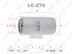 ������ �������� Iveco Daily I-III 85-09 2.8D LYNXauto ���. LC270 LC270 ����