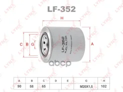 ������ ��������� Mitsubishi Diamante F36W, Canter 4D35,4D33,4D34-T, LYNXauto ���. LF352 LF352 ����