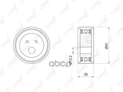 ����� �������� ����� ��� Mitsubishi Colt 1.3-1.5 00-12 LYNXauto ���. PB1034 PB1034 ����