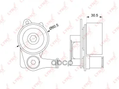 ����� �������� ����� ��� Toyota Land Cruiser(70/80) 4.2D 97 LYNXauto ���. PB1149 PB1149 ����