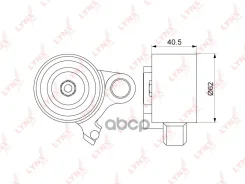 ����� �������� ����� ��� Toyota 5VZ-FE Hilux SURF VZN18_/VZN21_ 98-05 / LAND Cruiser Prado VZJ9_/ VZJ12_ 96-05 / �1 LYNXauto ���. PB1206 PB1206 ����