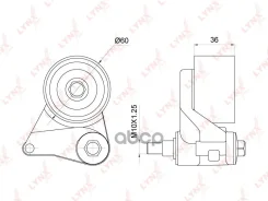 ����� �������� ����� ��� Hyundai Grandeur (TG) 2.7 06- / Santa FE (SM, CM) 2.7 05- / �1 / � ����� LYNXauto ���. PB1260 PB1260 ����