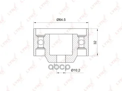 ����� �������� ����� ��� Mitsubishi Galant 2.0 96-06 / Pajero Pinin 2.0 99-05 LYNXauto ���. PB3017 PB3017 ����