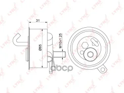 ����� �������� ����� ��� Toyota Nadia 2.0 98-03 / Vista 2.0 98-03 LYNXauto ���. PB1326 PB1326 ����