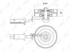 ����� �������� ���������� ����� Nissan Maxima(A32/3) 2.0-3.0 94-02 / Murano(Z50) 3.5 04-07 / Teana(J31) 2.3-3.5 03 LYNXauto ���. PB5019 PB5019 ����
