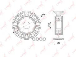 ����� �������� ���������� ����� BMW 5-SER (E60) 540i-550i 03-10 / X5 (E53) 4.4i/4.8i 03-06 / ALT LYNXauto ���. PB5193 PB5193 ����