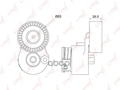 ���������� ������������� ����� Renault Megan II 1.4/1.6 02- / + AC LYNXauto ���. PT3138 PT3138 ����