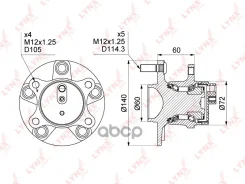 ������� ������ | ��� ����/��� | Suzuki SX-4 06- / Fiat Sedici 06- ��� ������ [+ABS] LYNXauto ���. WH1099 WH1099 ����